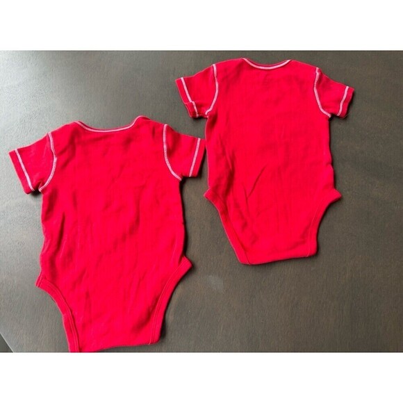 Genuine Merchandise - baby bodysuit take me out to the ball game 6-9 months red - Picture 6 of 7